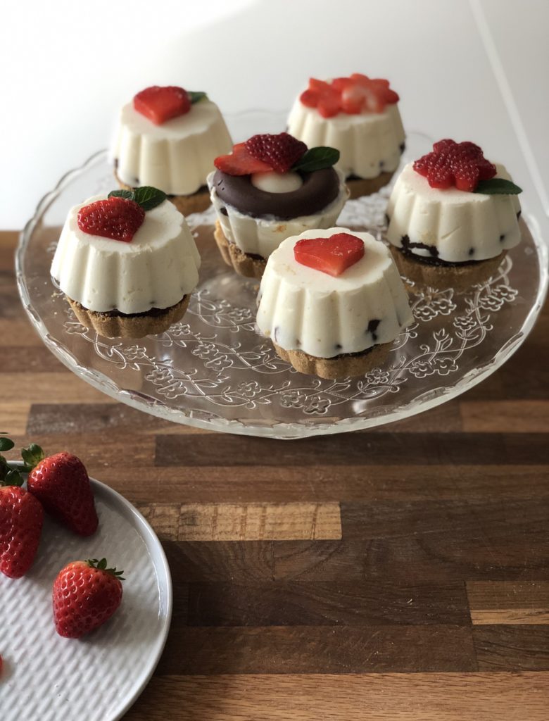 choco fragola cheesecake