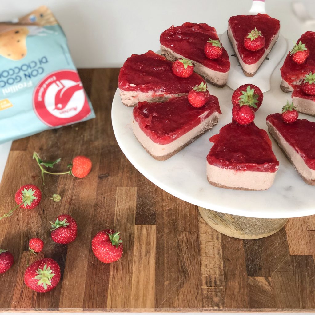 mini cheesecakes fragolose