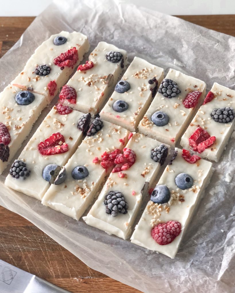 barrette di frozen yogurt