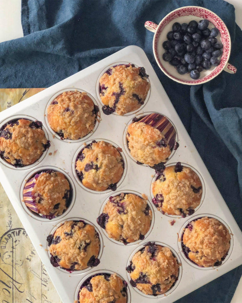 blueberry muffins