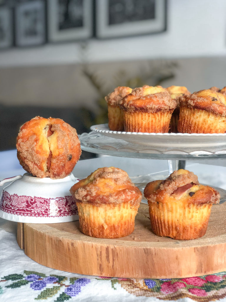 muffin melacannella e cioccolato