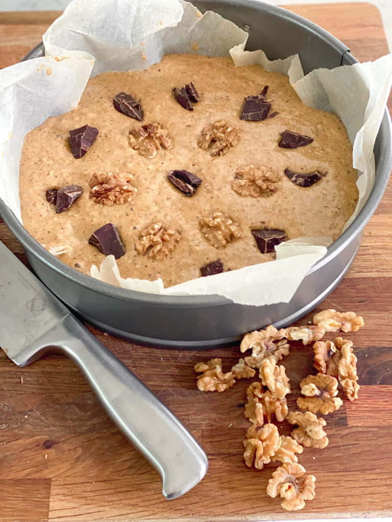 torta di noci rustica