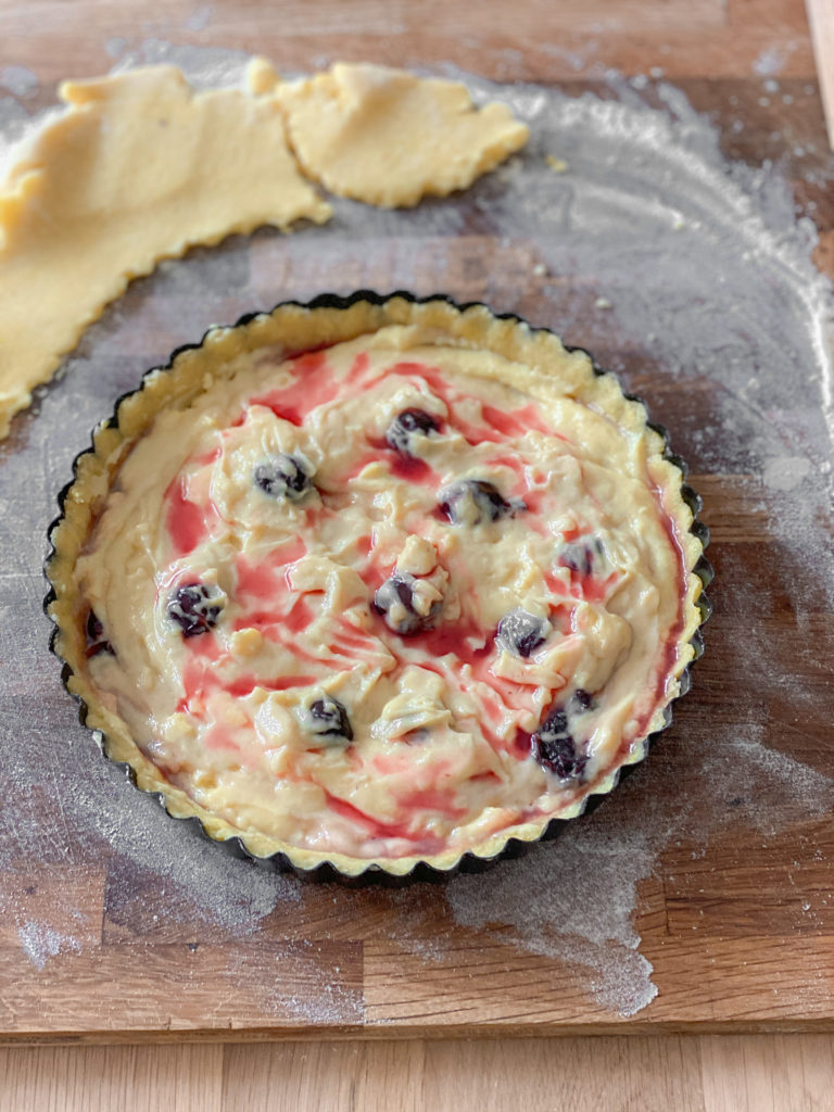 crostata crema e amarene