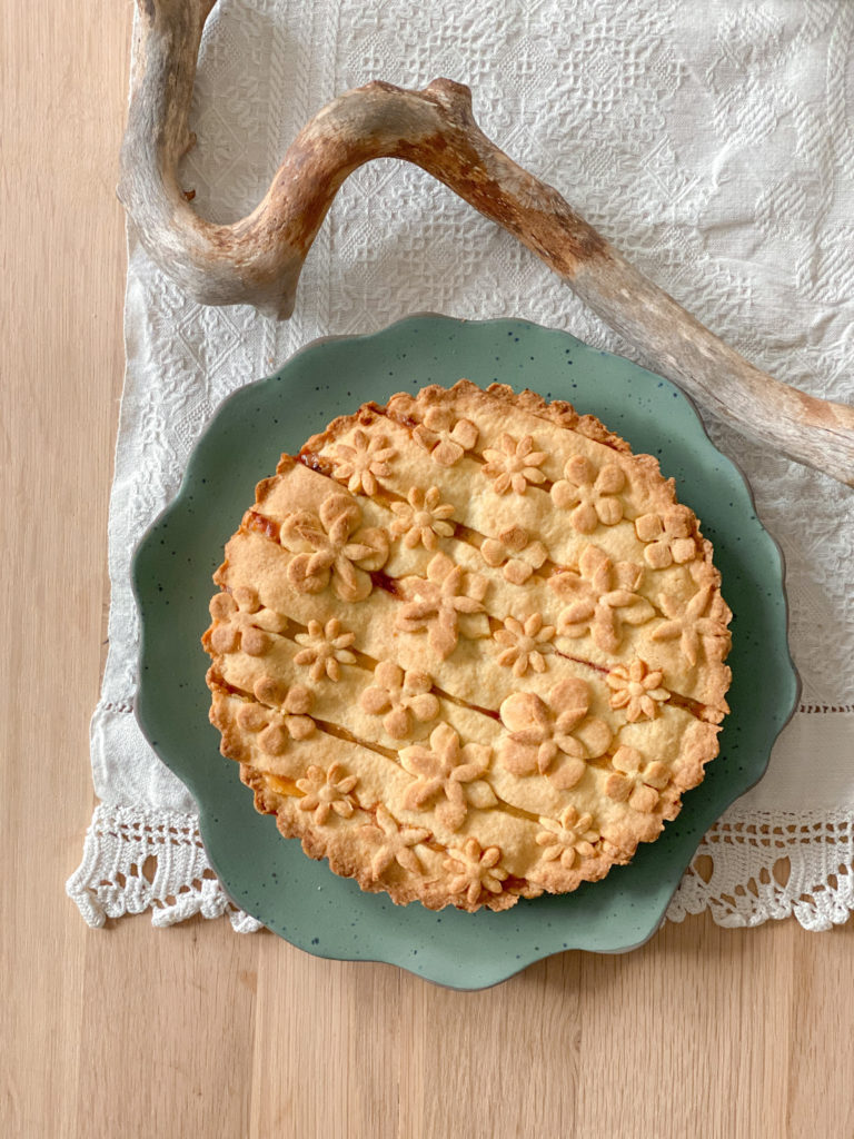 crostata crema e amarene